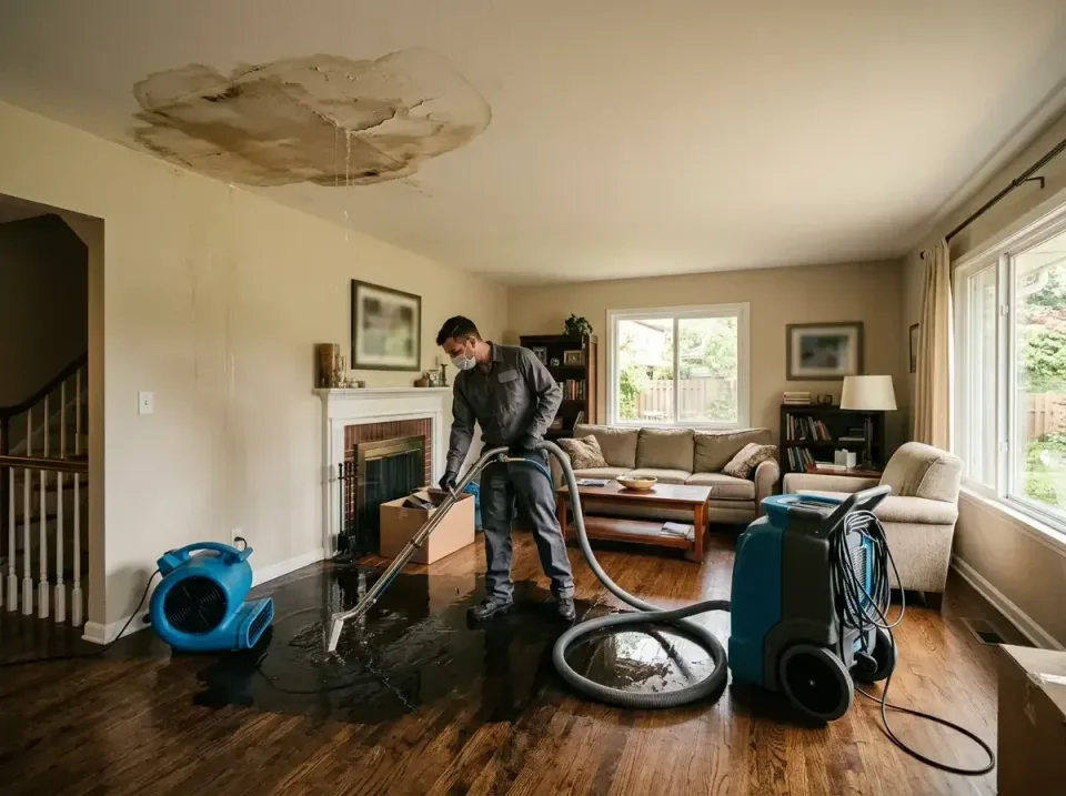 attic-pipe-burst-ceiling-drip-008 — frequently asked questions, Water Damage Restoration & Carpet Care in Salem, NJ